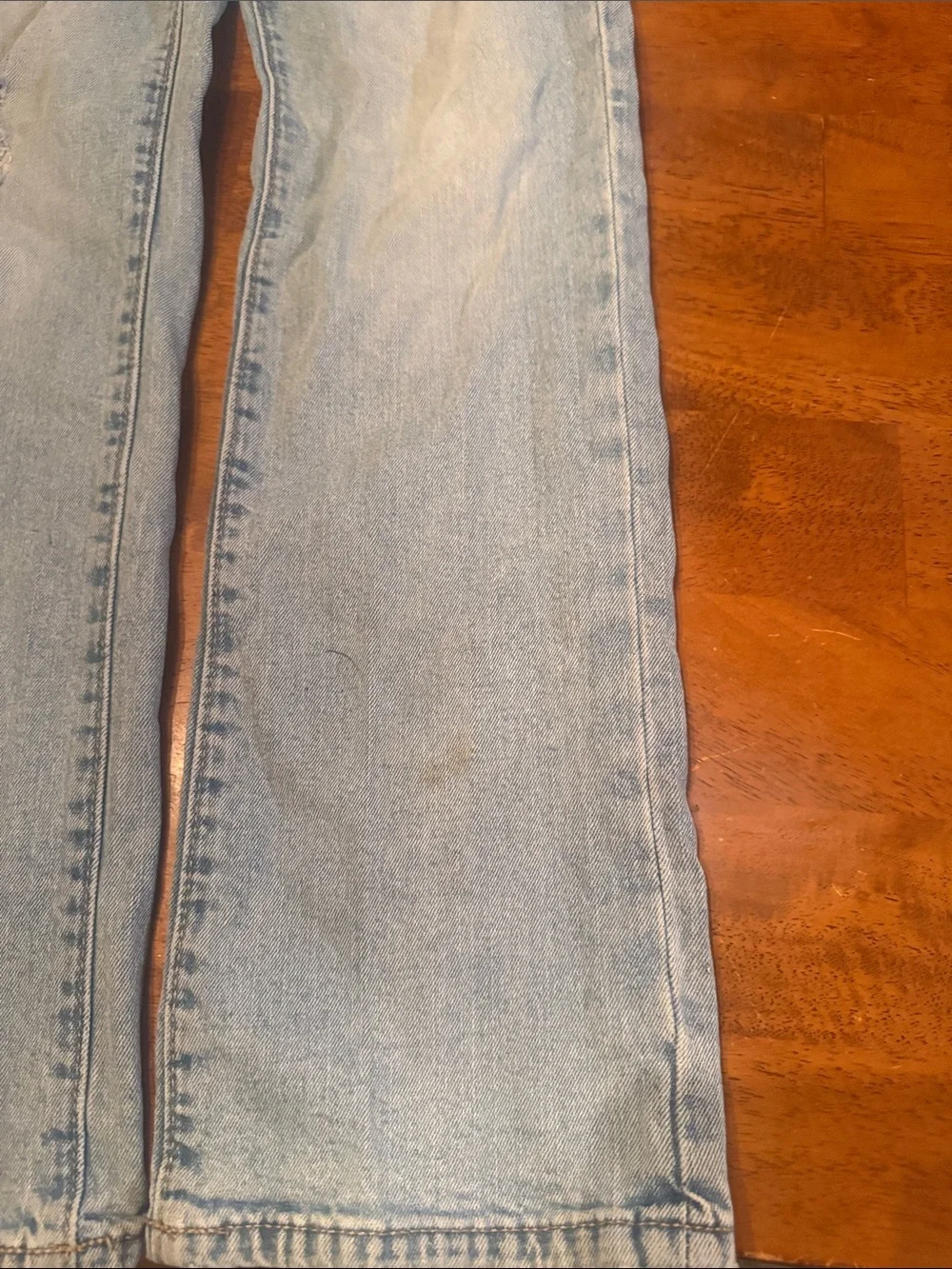 Light Blue boys boot cut jeans.